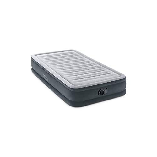 Intex Dura-Beam Deluxe Comfort Plush Airbed Series with Internal Pump (2021 Model)