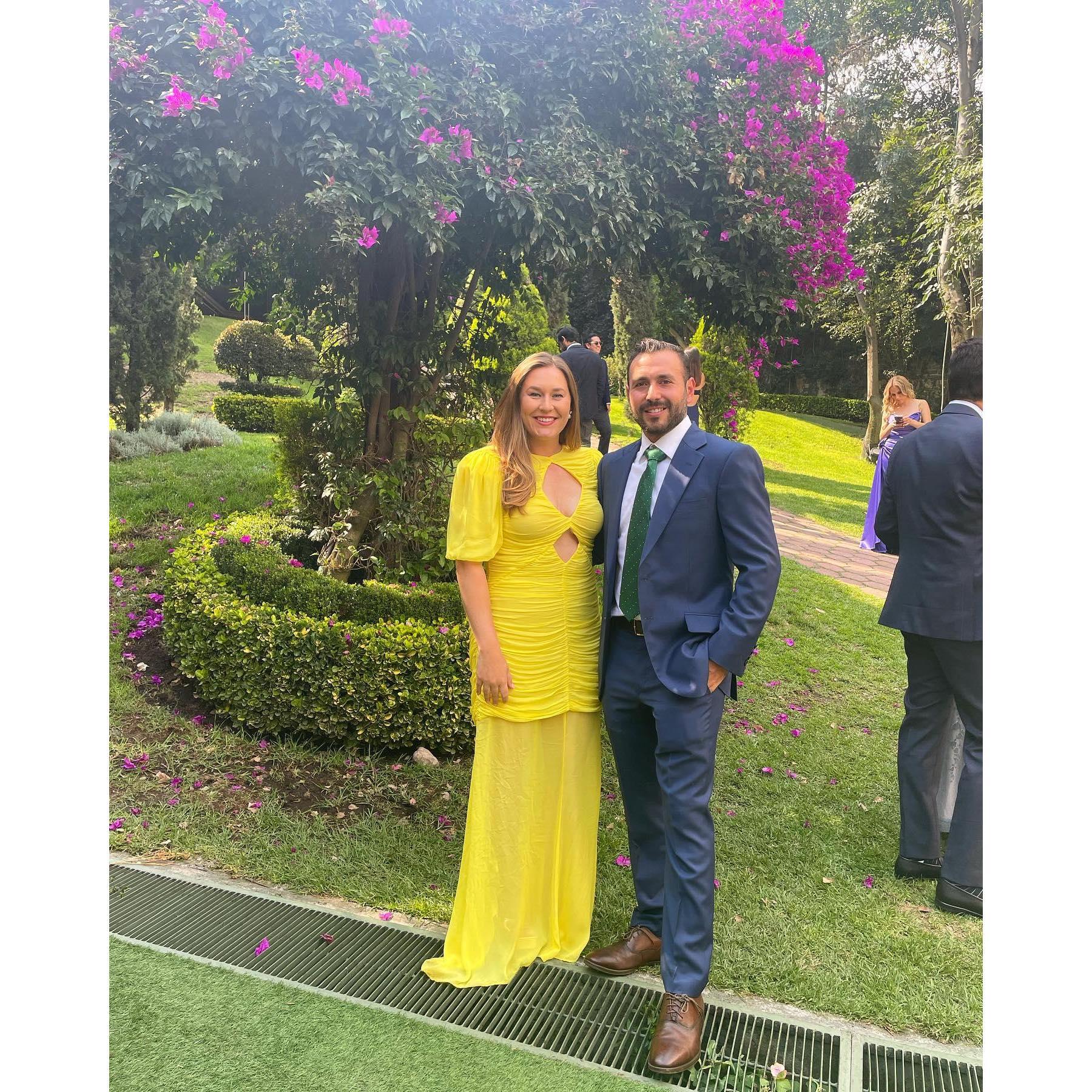 Our first wedding together <3