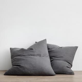 Linen Euro Pillowcase, Set of 2
