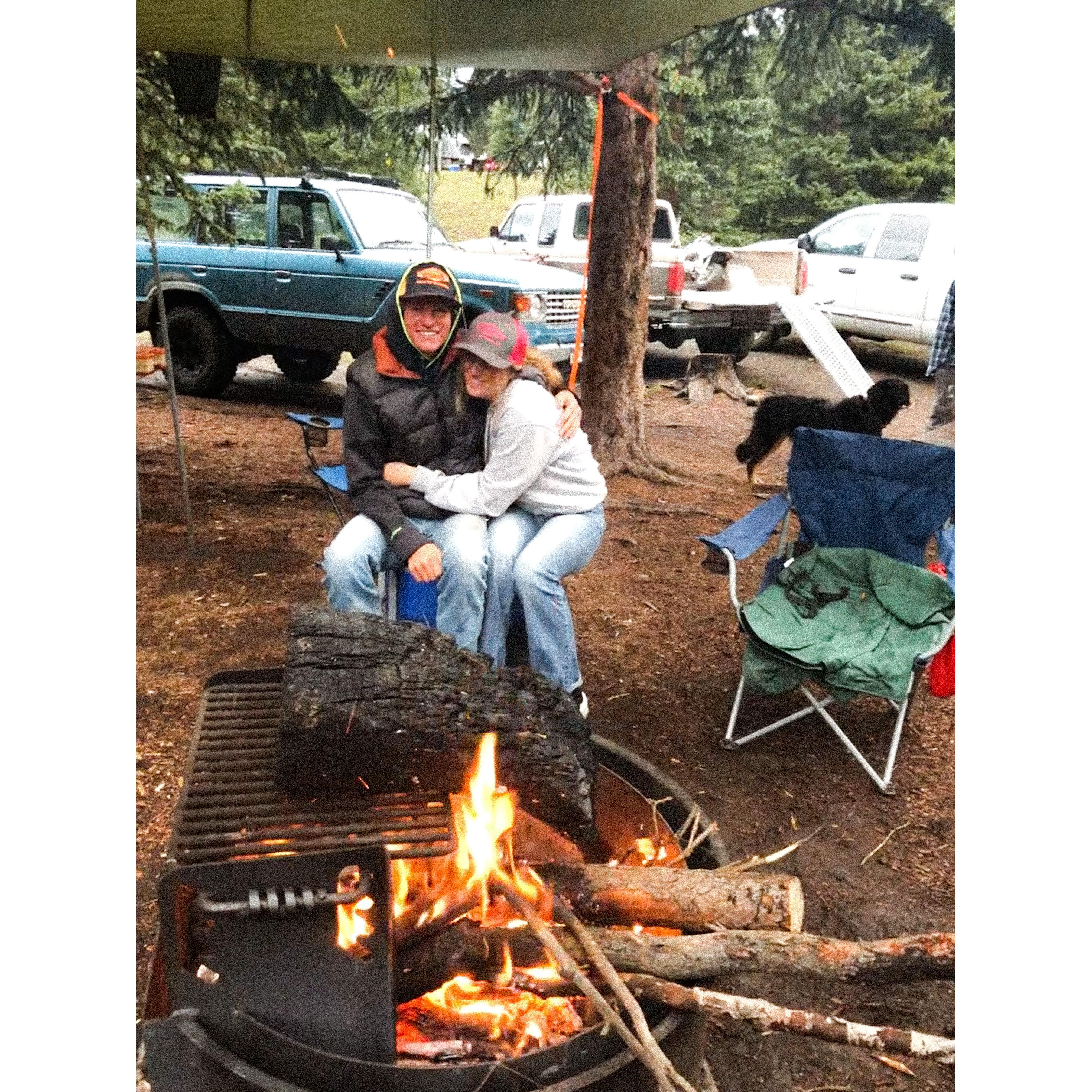 First camp trip together