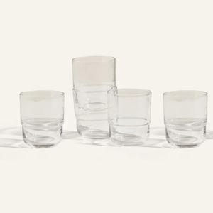 Short Night + Day Glasses; Clear; Set of 8