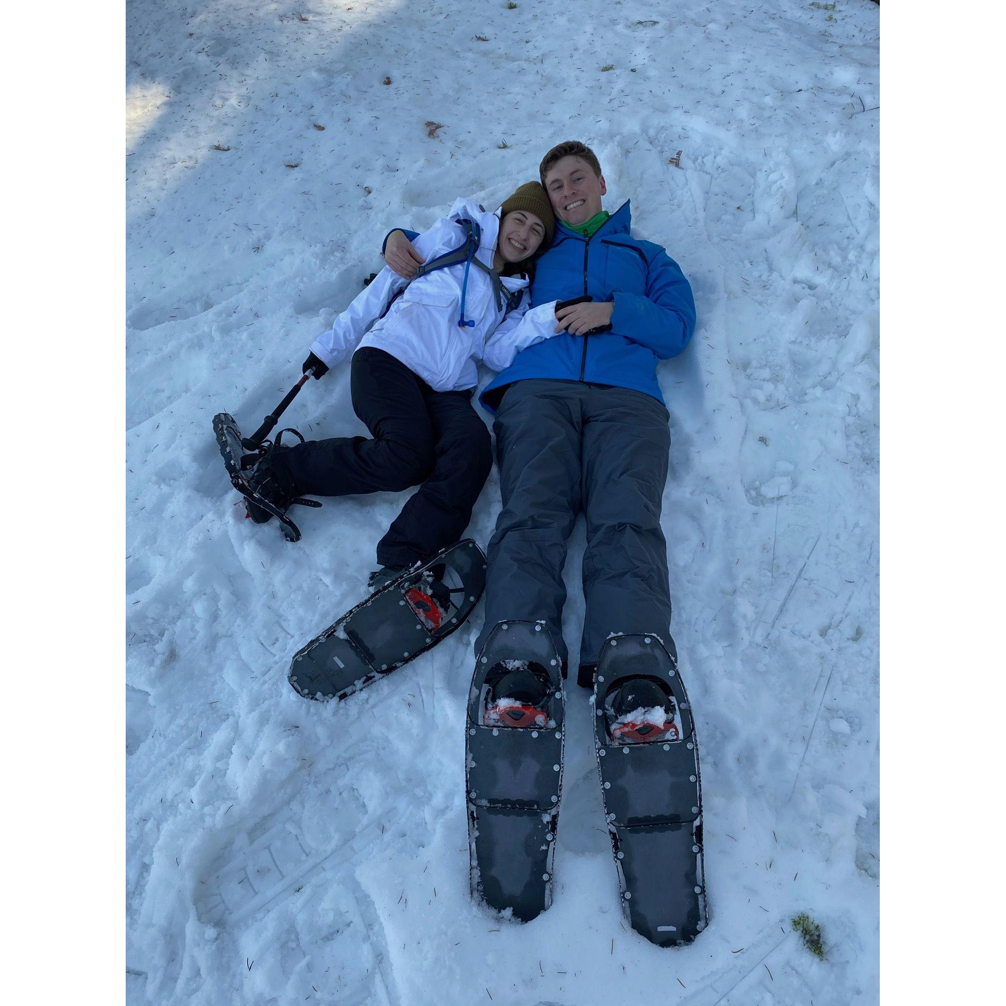 Snow Shoeing 