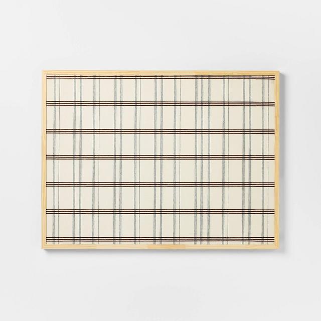 40"x30" Fabric Pinboard with Wood Frame - Threshold™ designed with Studio McGee