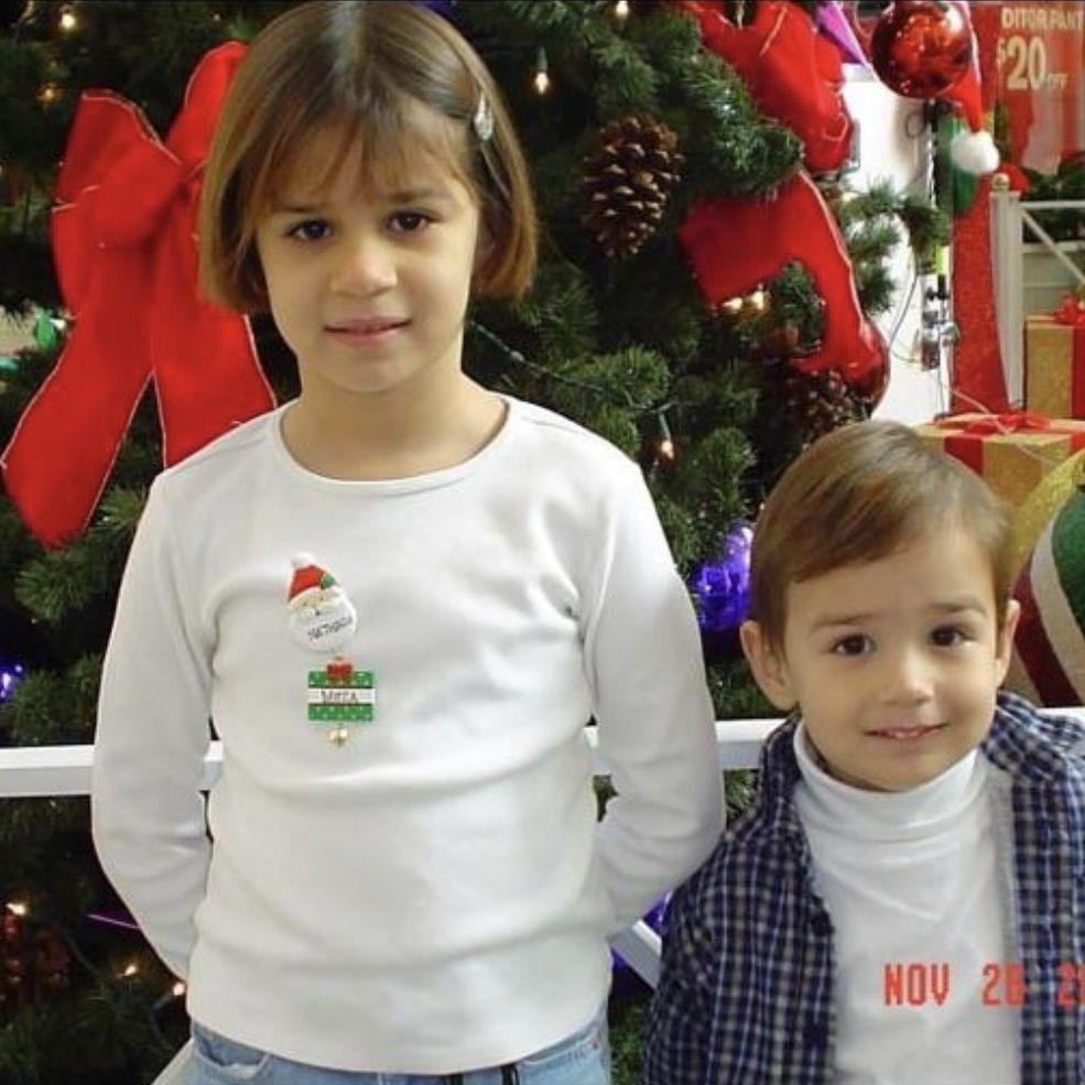 Nathalie and her brother Benjamin