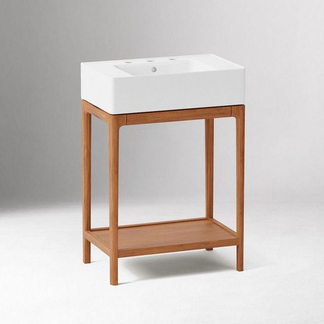 Parker Washstand 29 Inches Single Cool Walnut