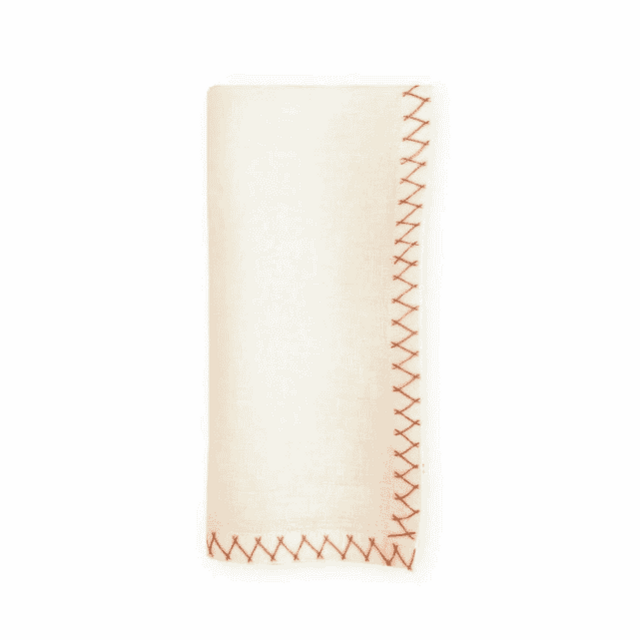 Orange Zig Zag Napkin