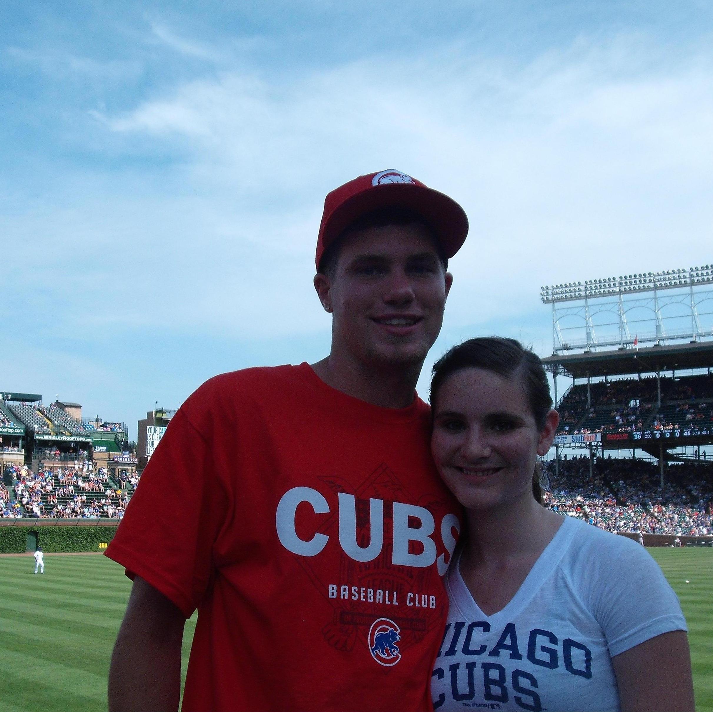 3 year anniversary and first Cubs game