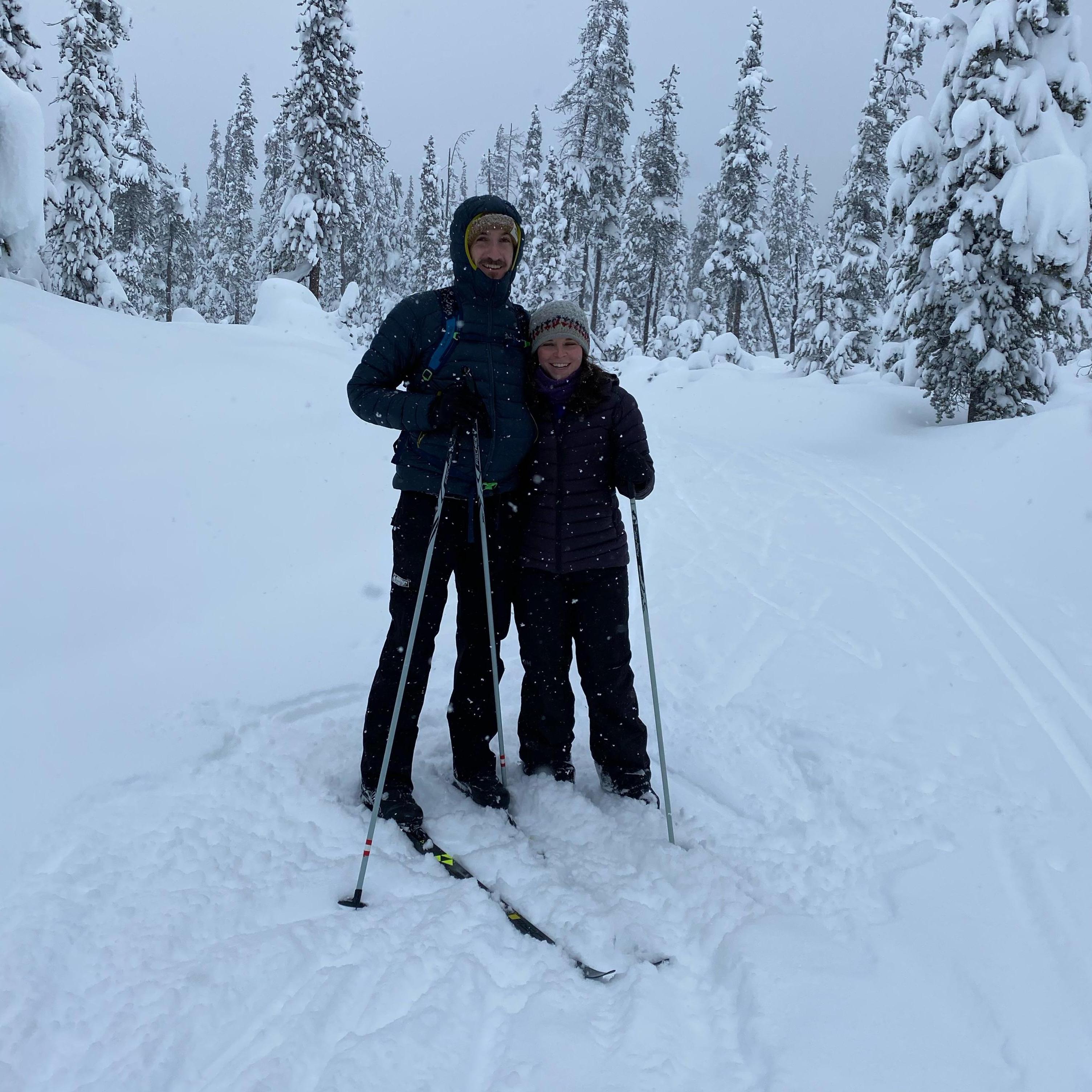 Cross country skiing in Bend, OR