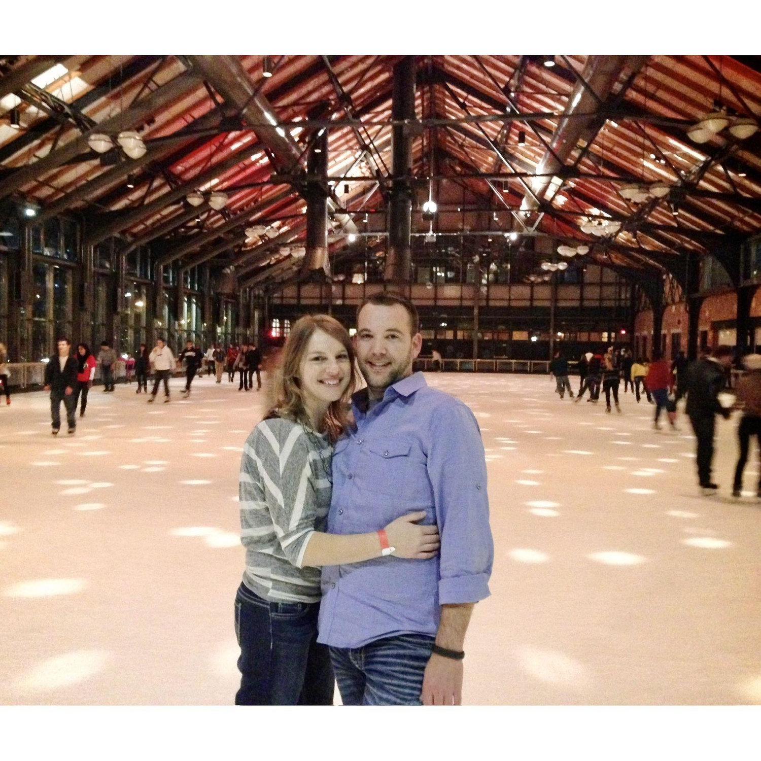 2013: Ice skating @ the depot, Minneapolis.