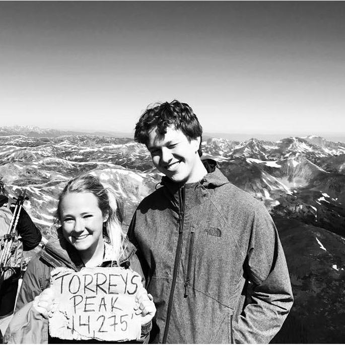 Climbing our first 14er, Torrey's Peak