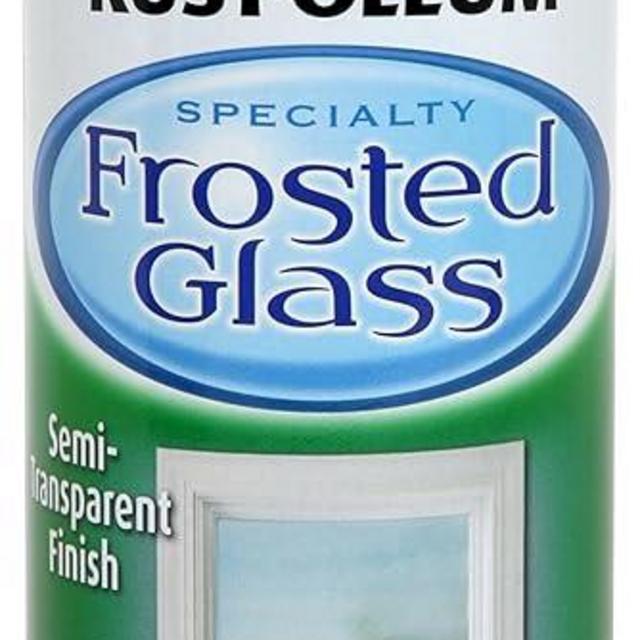 Rust-Oleum 342600 Frosted Glass Spray Paint, 11 oz, Frosted Glass(Packaging May Vary)