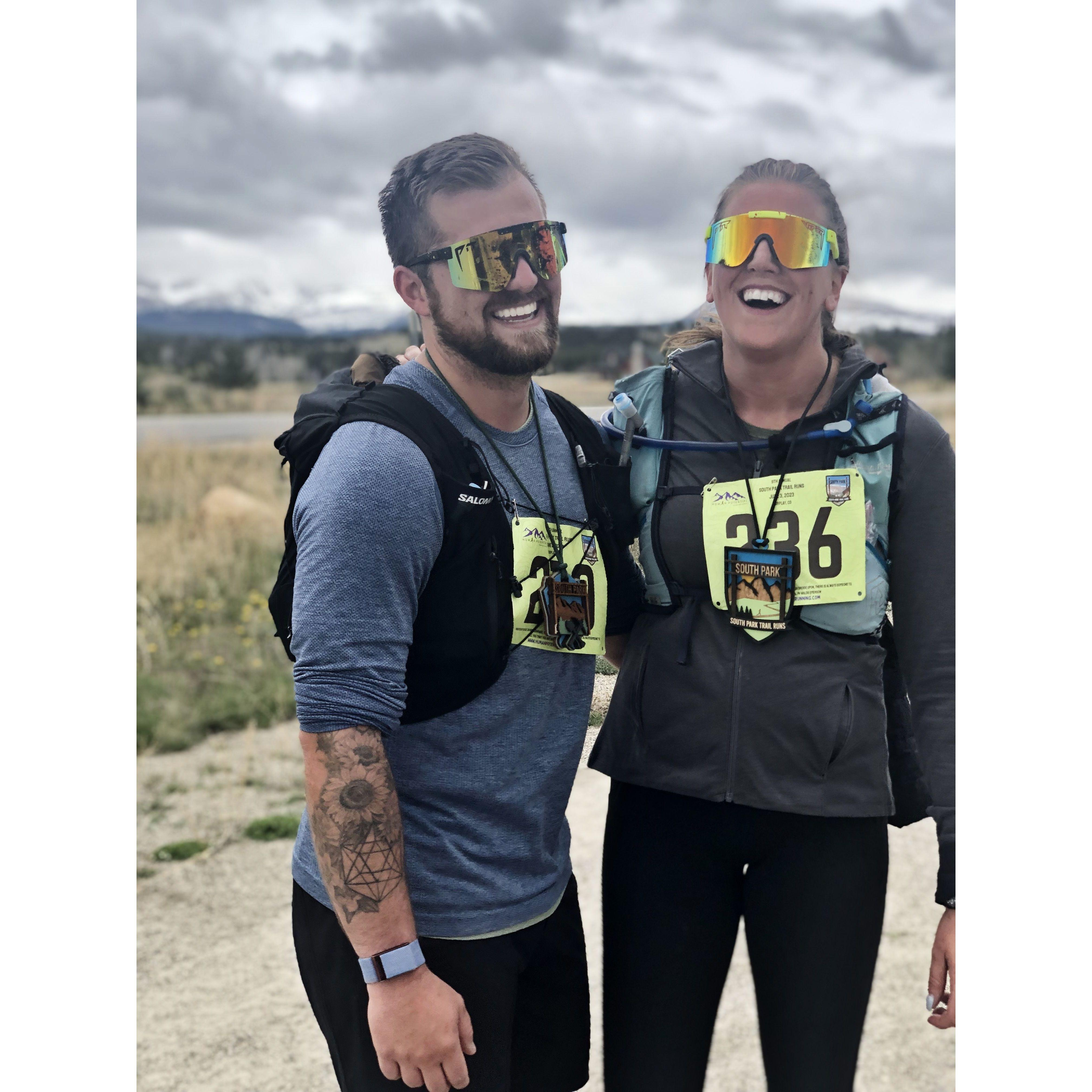 Vanessa makes Logan trail run