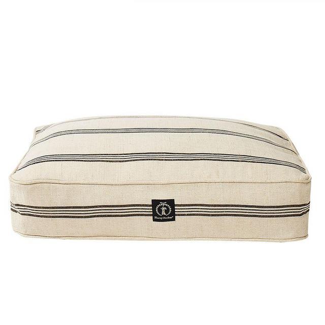 Harry Barker Grain Sack Dog Bed, Large, Black