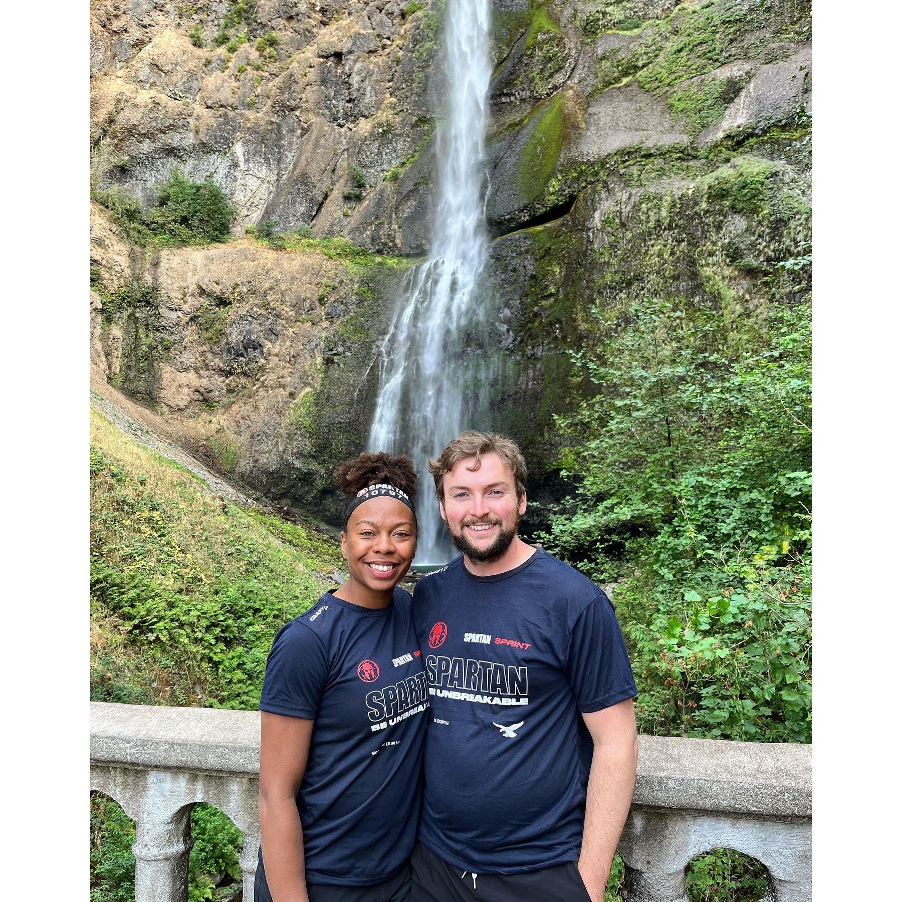 Our first Spartan Race in Portland, OR.