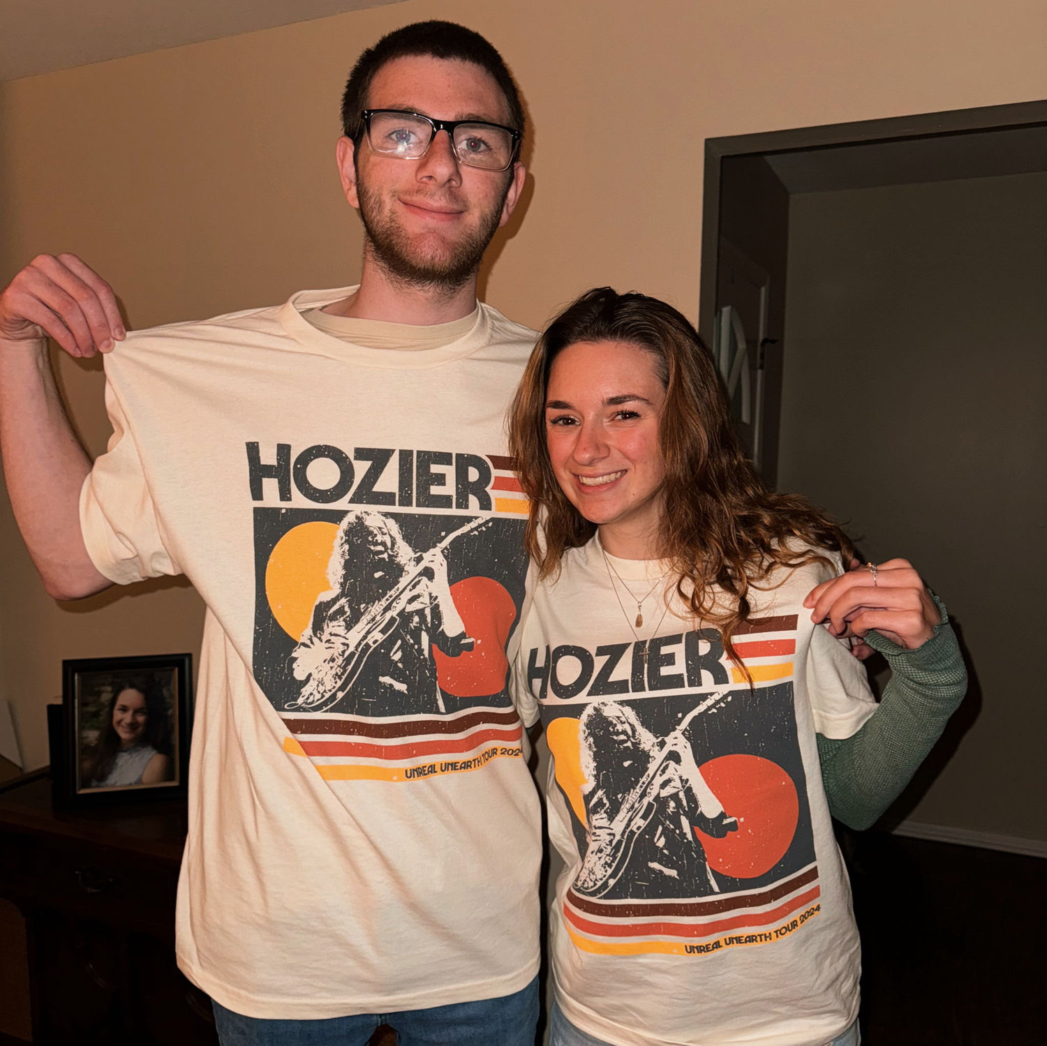 Daniel and Ashley after a Hozier concert!