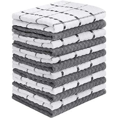 Utopia Towels 12 Pack Kitchen Towels, 15 x 25 Inches Cotton Dish Towels, Tea Towels and Bar Towels