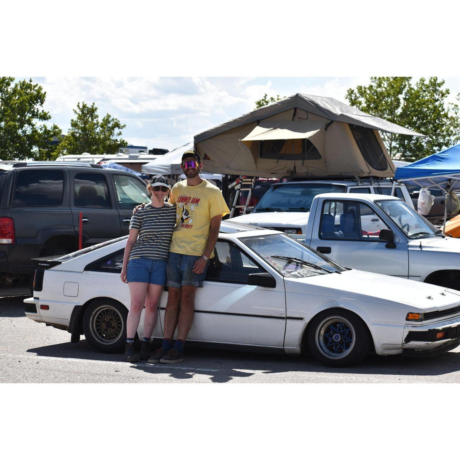 A "family photo" from No Coast drift event in New Mexico summer of 2021