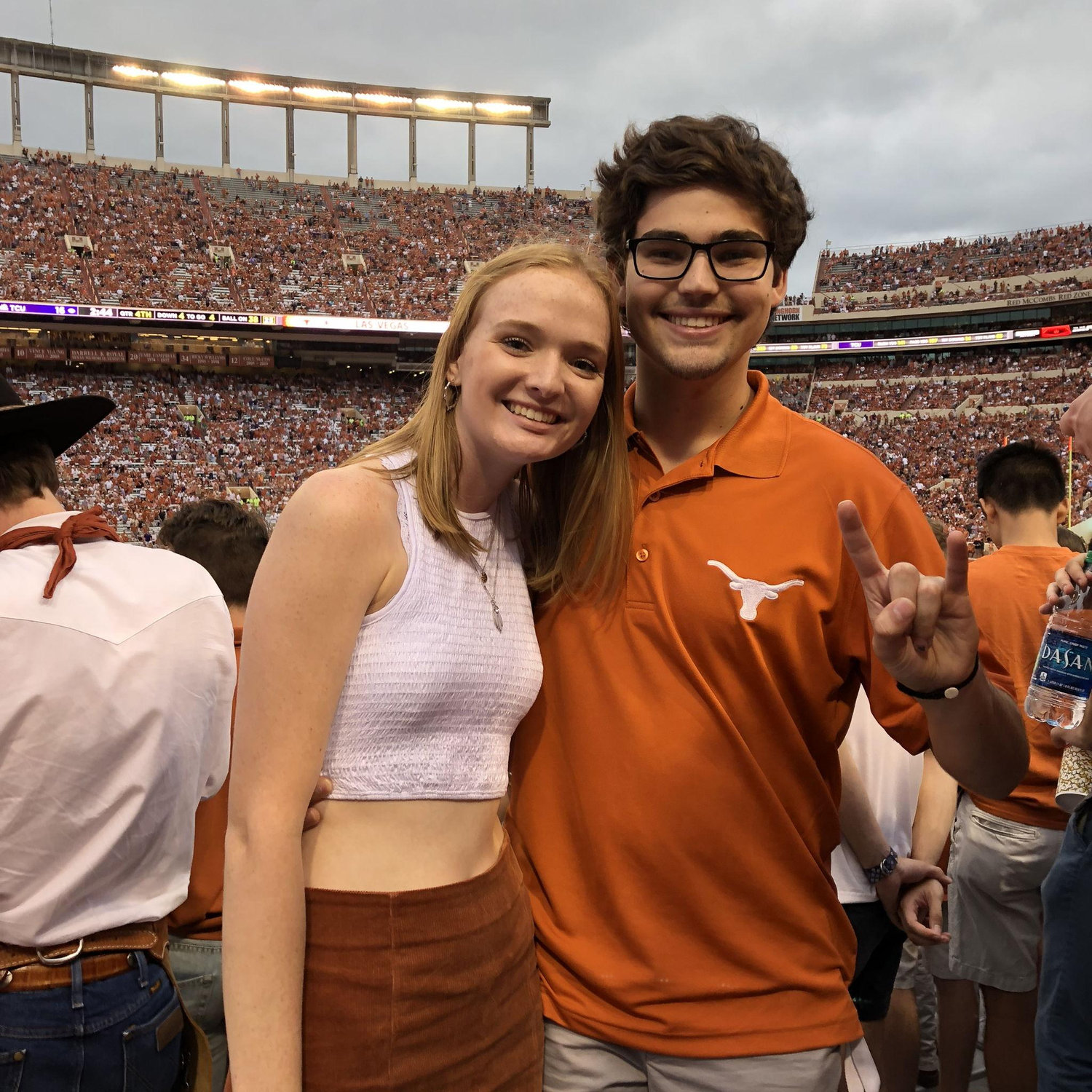 Our first UT game together