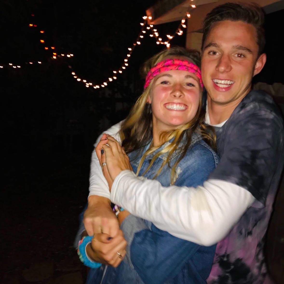 70's party 2017, two months into dating :)