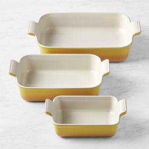 Heritage 3-Piece Rectangular Baking Dish Set (Nectar)