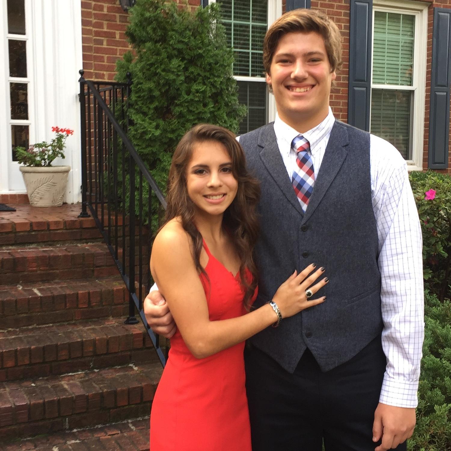 2015 - Nate and Karlie going to their first Homecoming together.