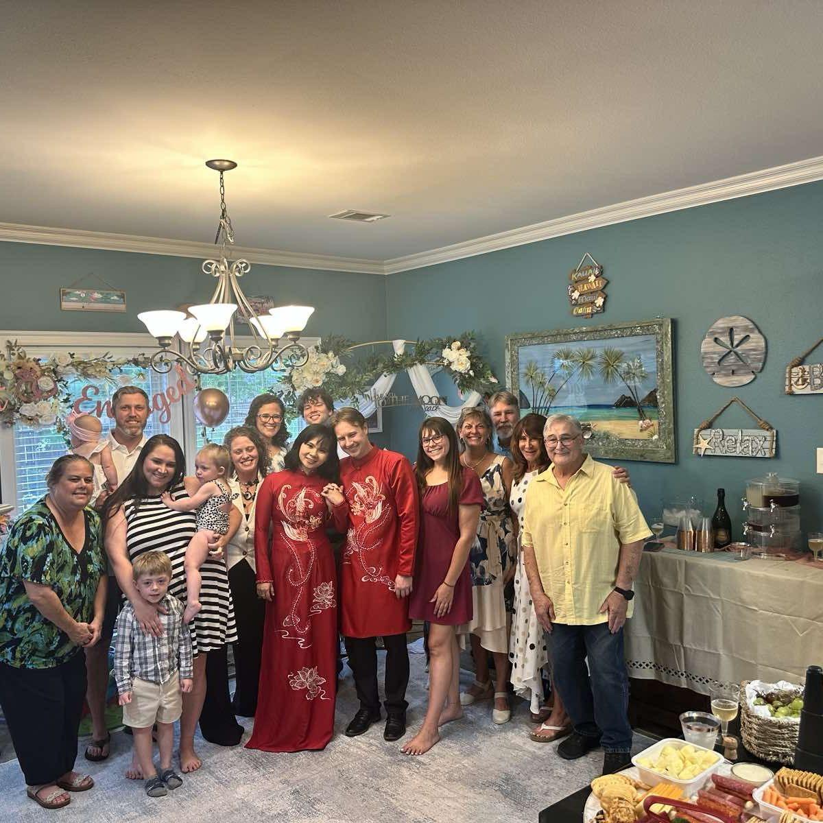 Engagement party photos.