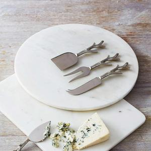 Round Marble Serving Board