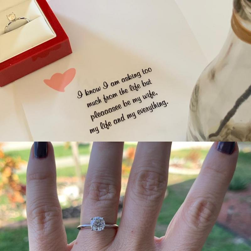 The most romantic proposal. Sep 7, 2021
La propuesta mas romantica