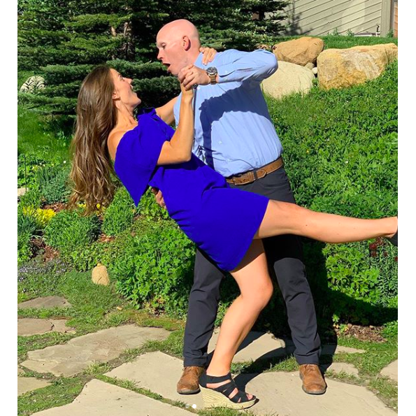 Practicing our moves in Crested Butte at Andy and Julia's wedding! (summer 2019)