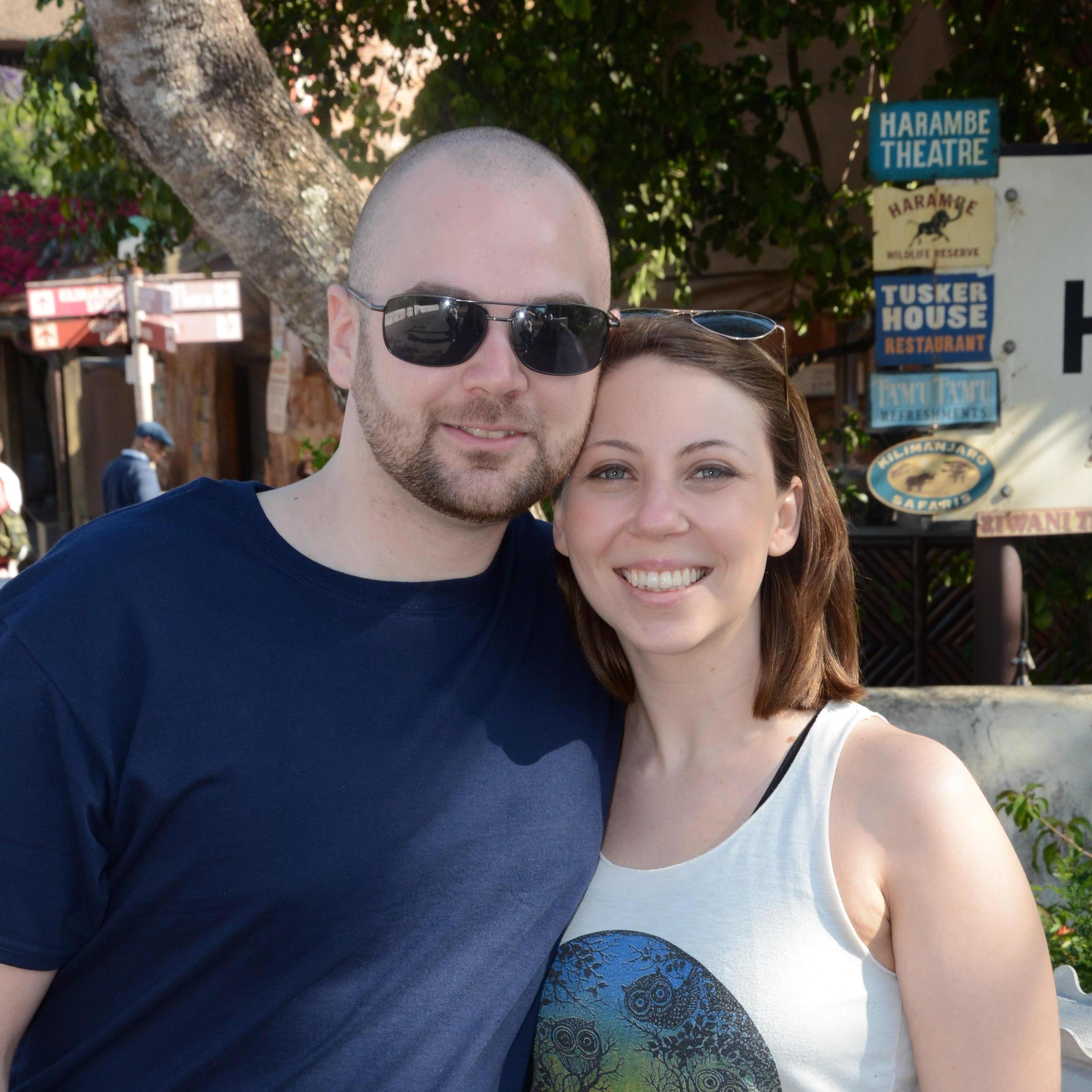 On our first trip to Disney in Animal Kingdom!