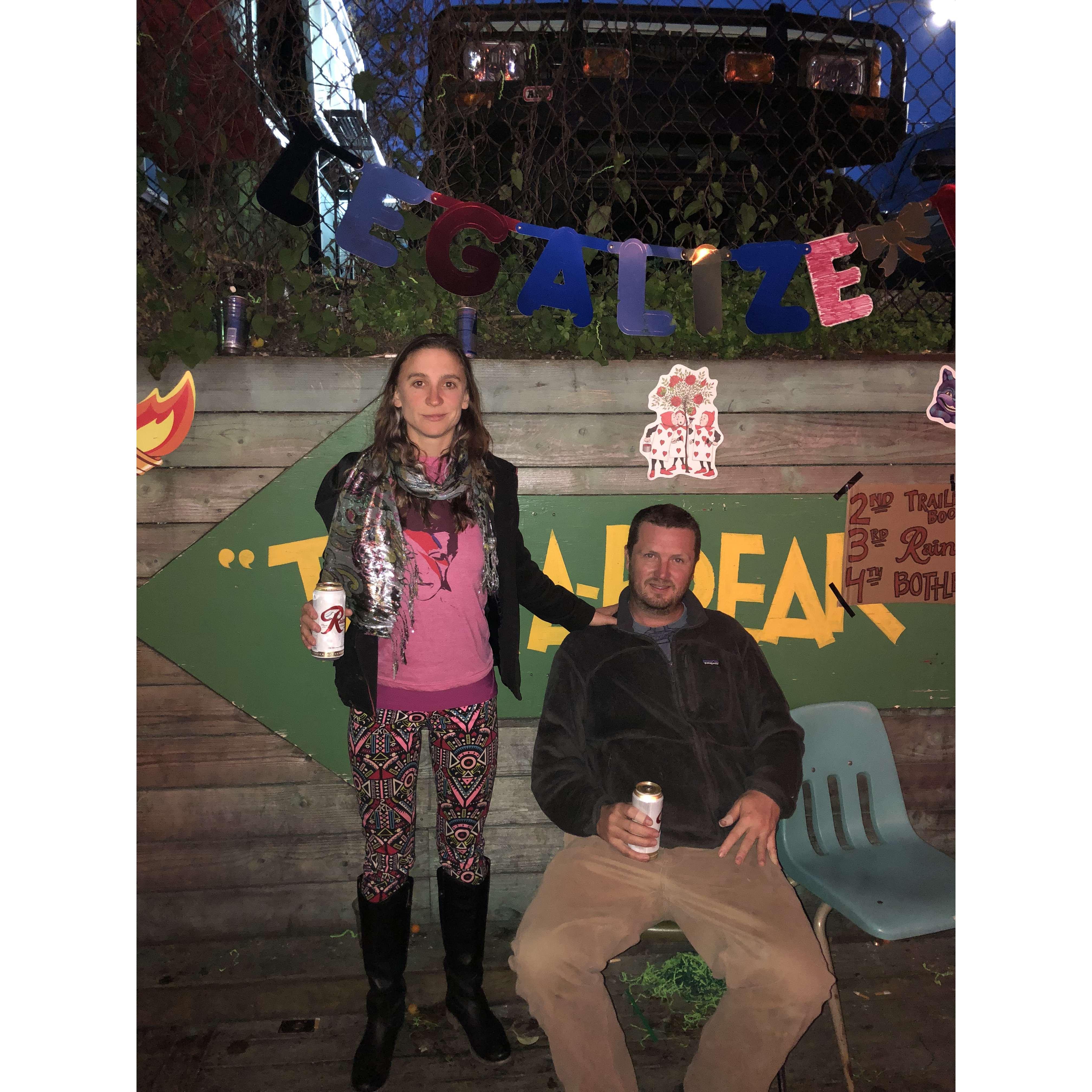 Manda took Aaron to see Toubab Krewe, stopped in at Atta-ball first