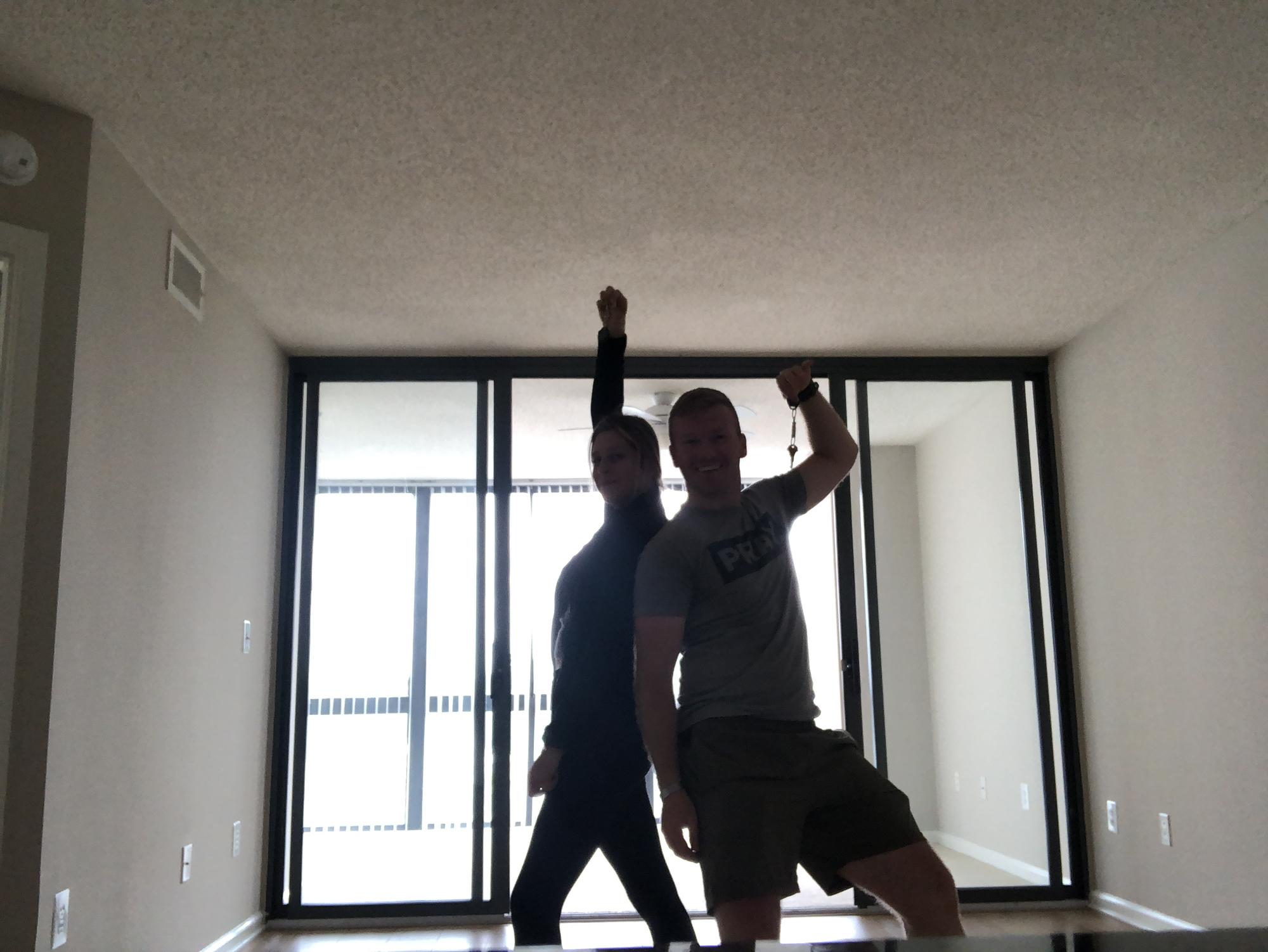 Our first apartment