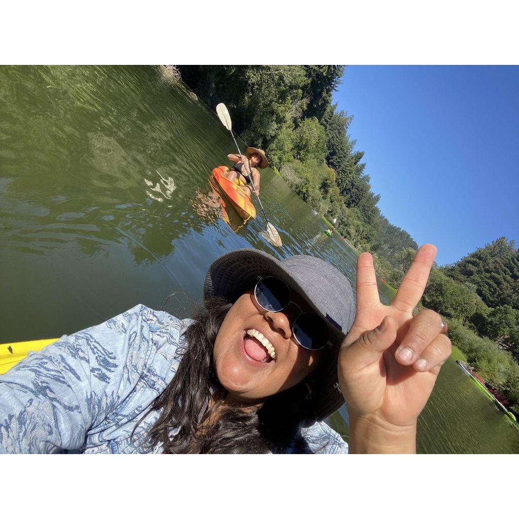 We really like kayaking