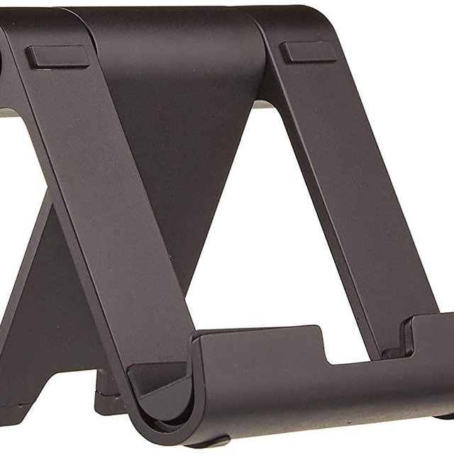 Amazon Basics Multi-Angle Portable Stand for iPad Tablet, E-reader and Phone - Black