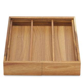 Neat Method Expandable Cooking Utensil Wood Drawer Insert