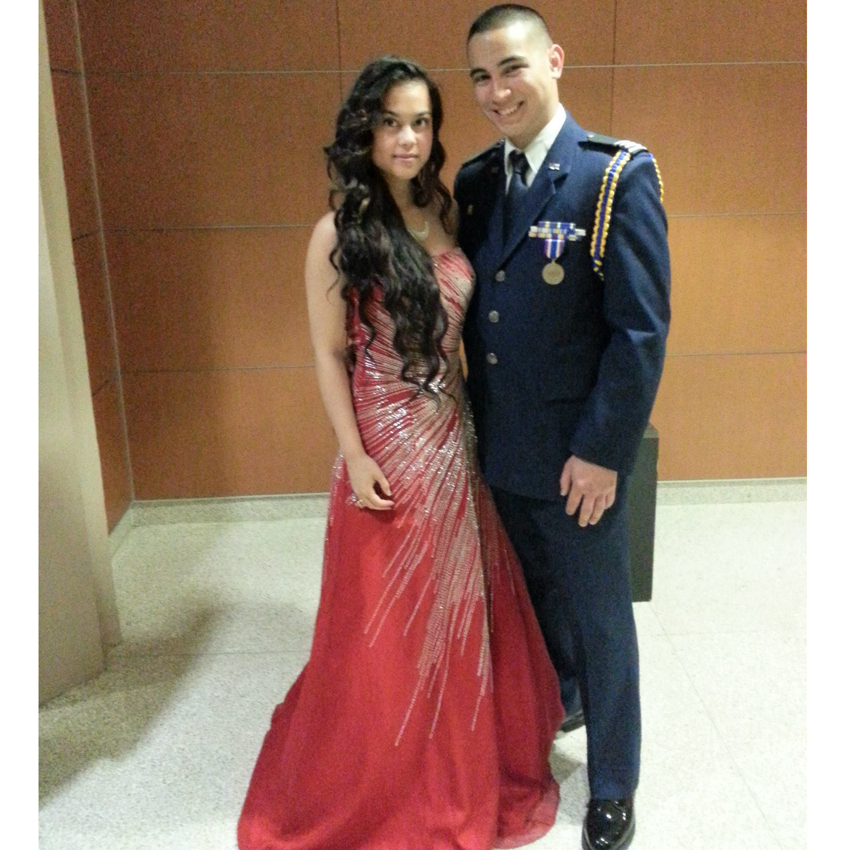 His 2nd military ball