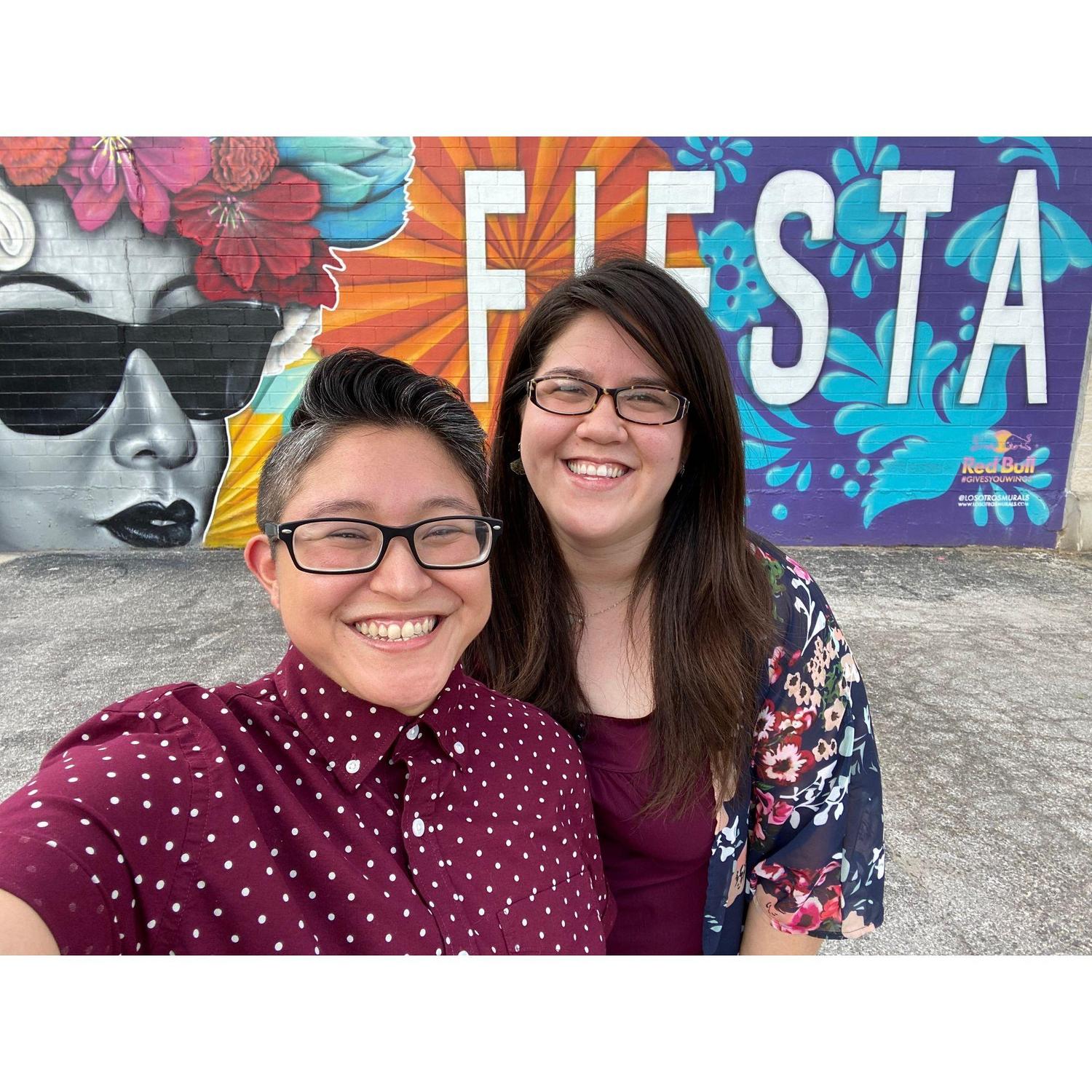 Touring murals in San Antonio!