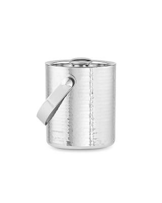 Hammered Stainless-Steel Ice Bucket