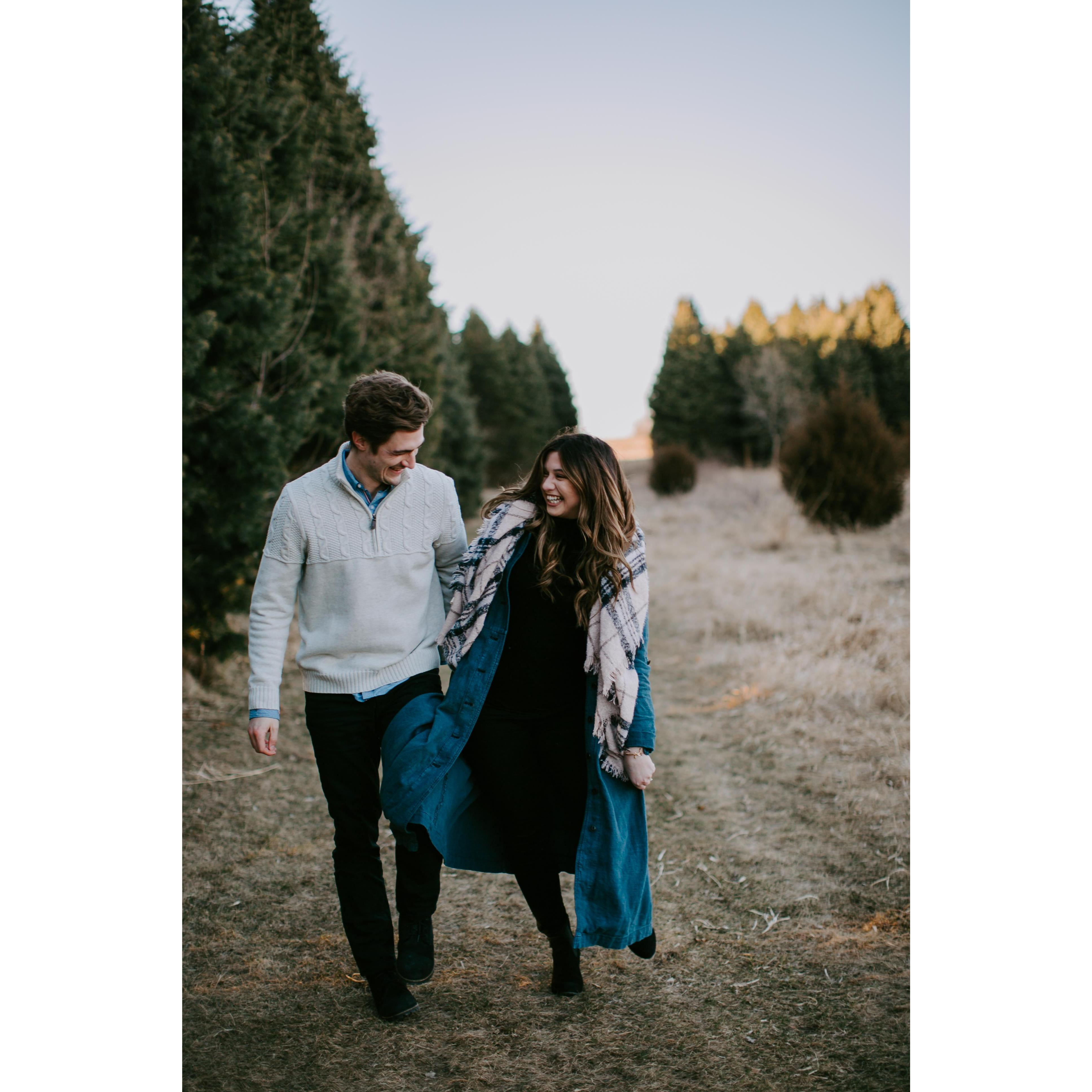 Engagement photo shoot Winter 2019