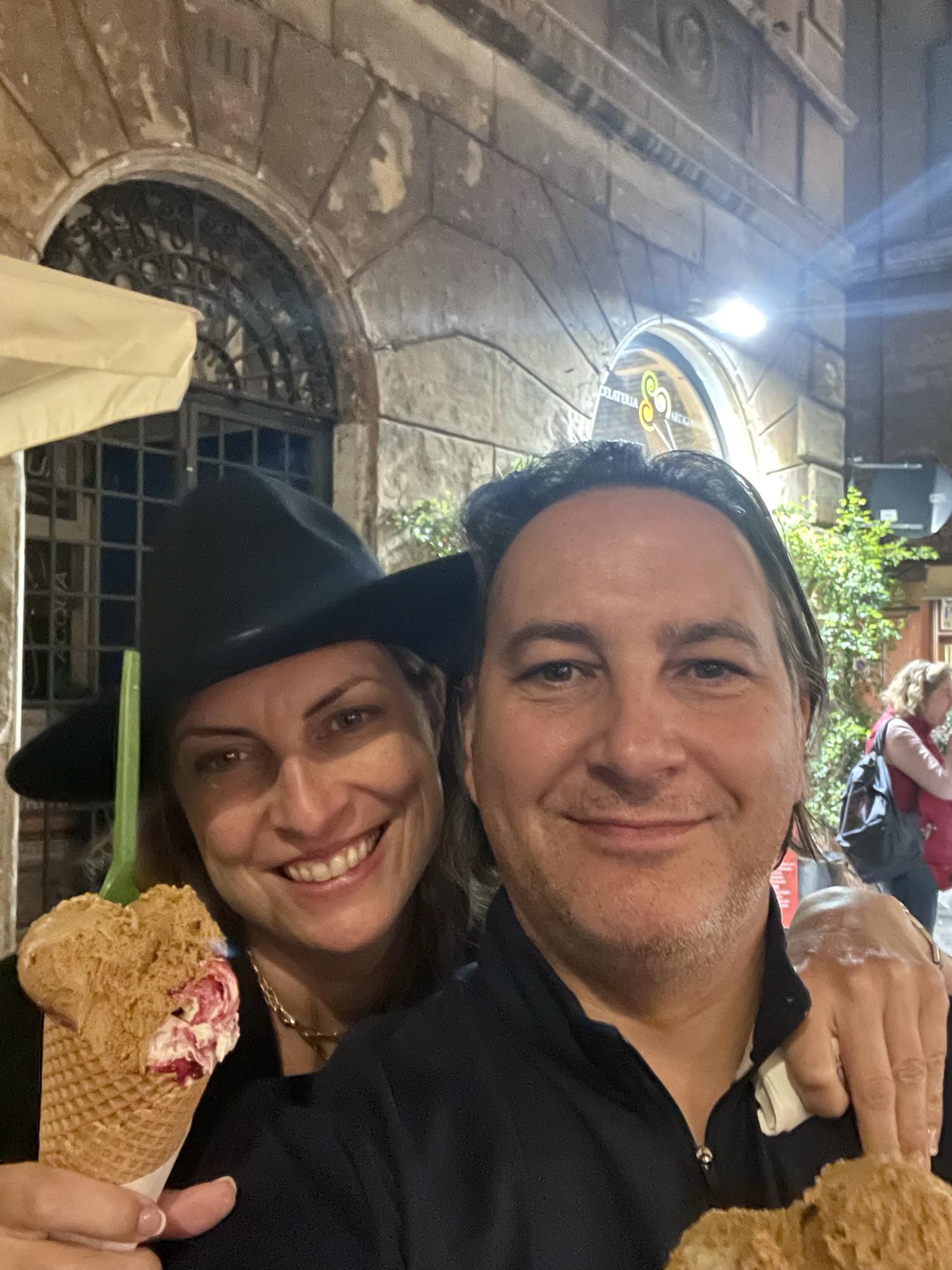 Rome Italy-huge gelato!