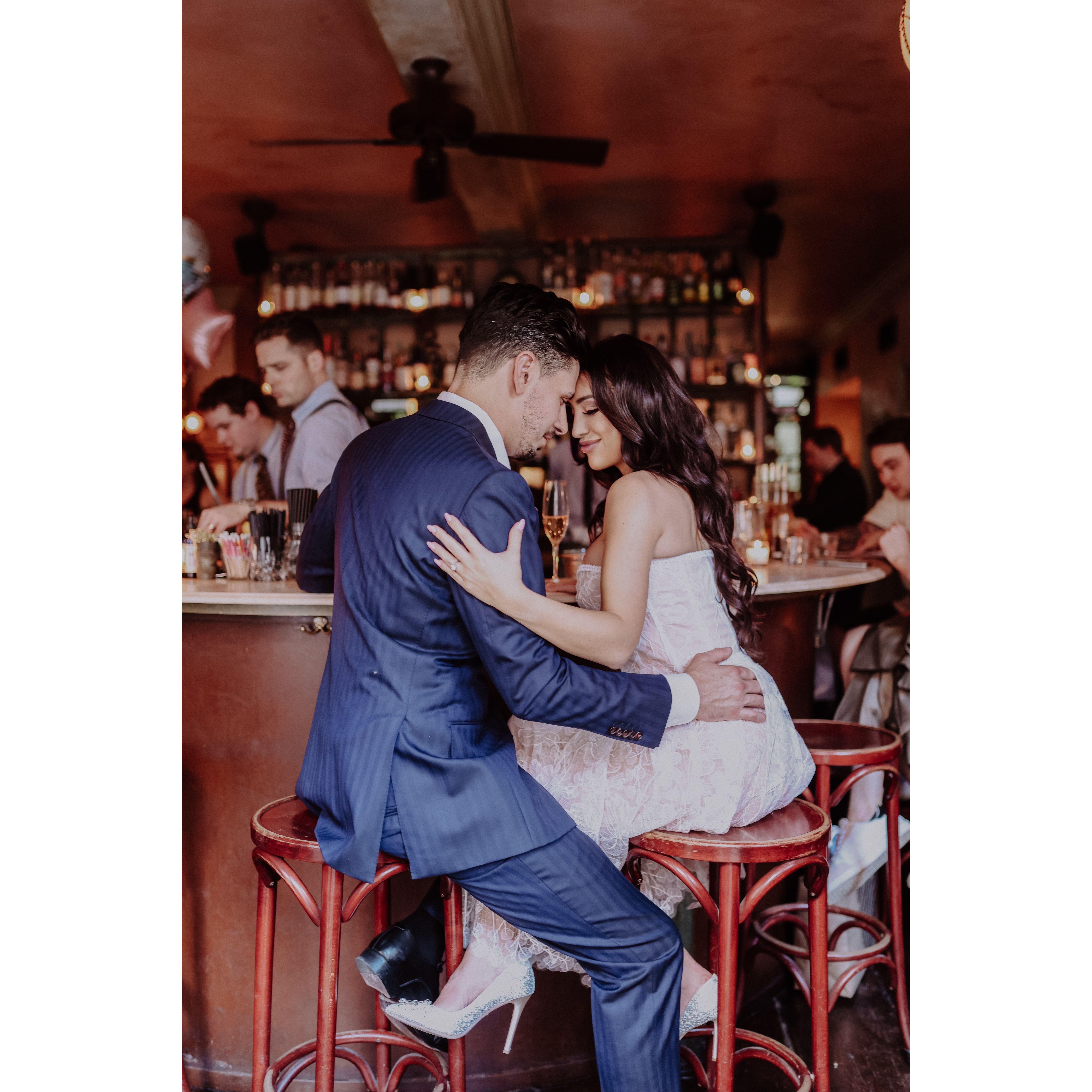 At our favorite Oyster Bar