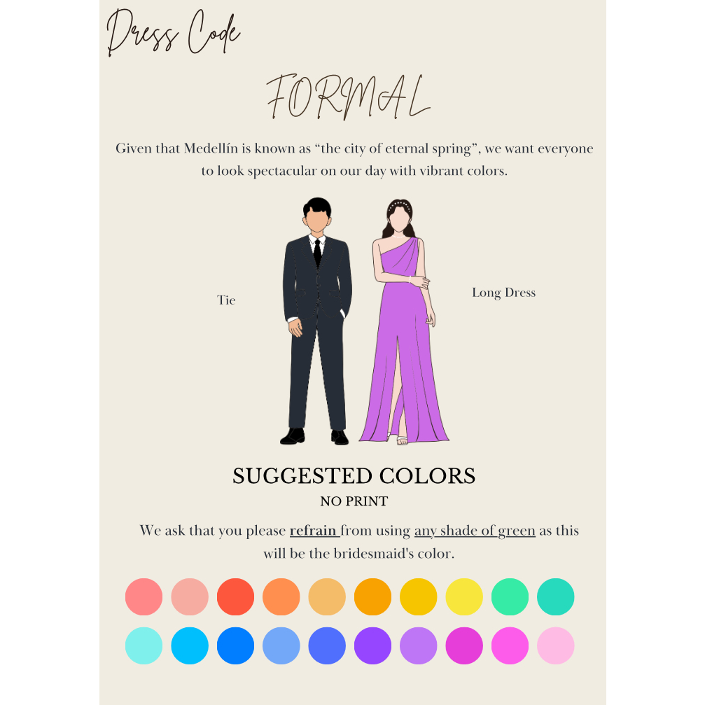 Wedding Dress Code