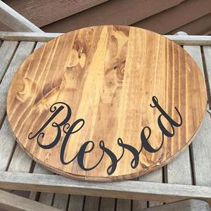 Lazy Susan,Blessed,Farmhouse decor