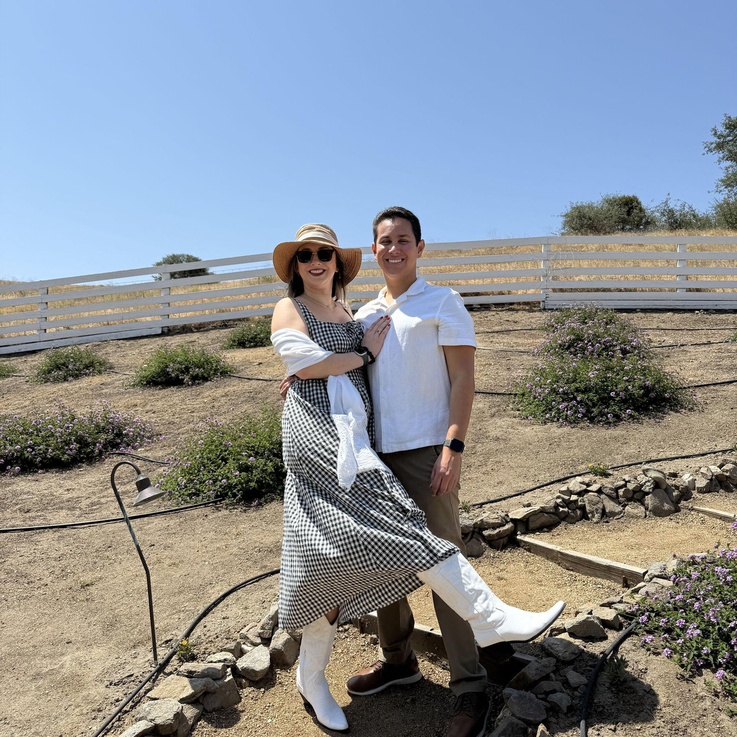 Us at Lindsey's family ranch