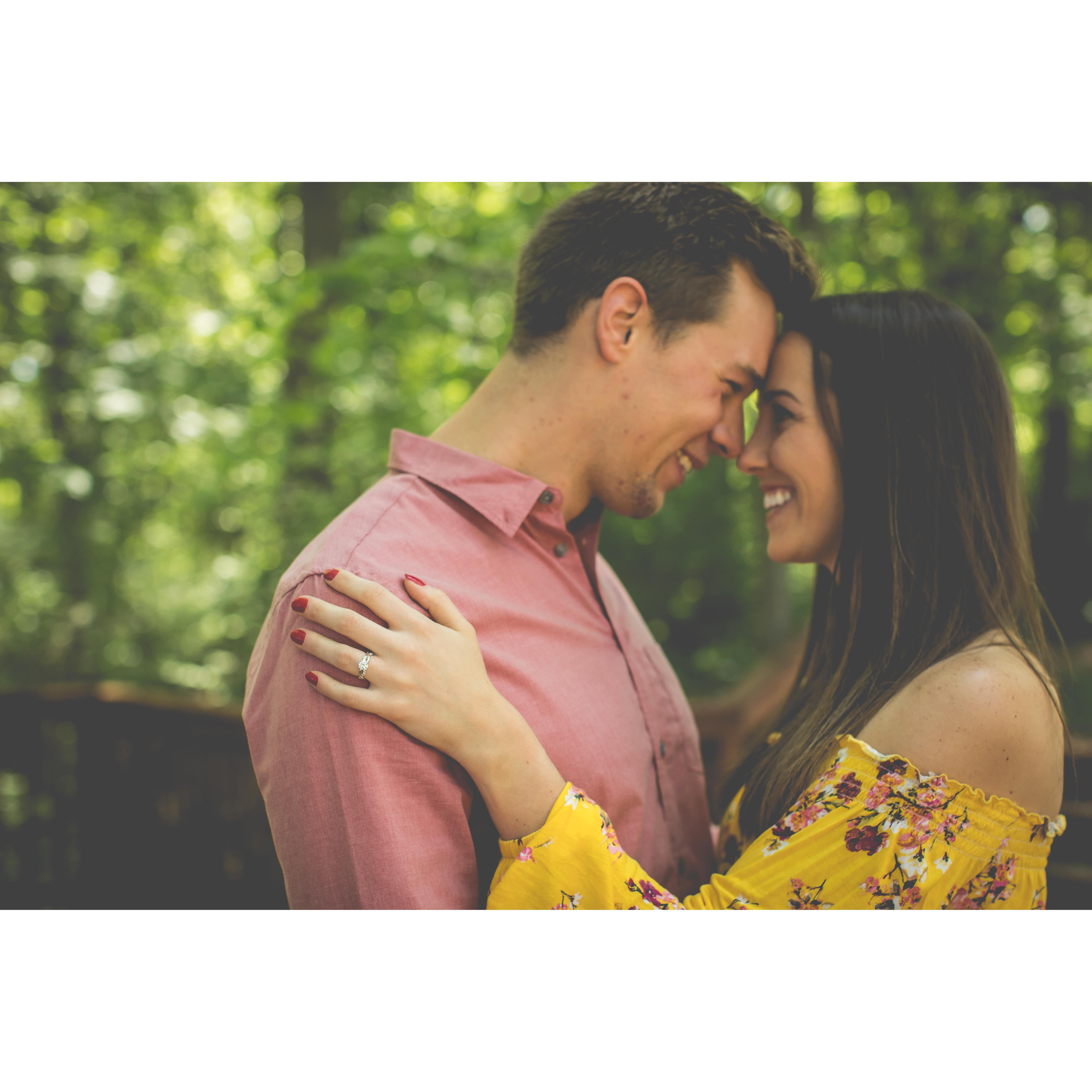 This was the day we got engaged! Nick planned a surprise trip to the West side of Michigan at a cute little Bed & Breakfast.