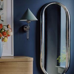 Chantel Curved Metallic Wall Mirror
