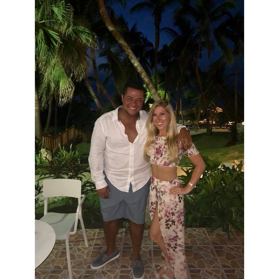 Night out at our resort in Varadero, Cuba- July 2018 (Little did we know, baby Cameron was there with us!)