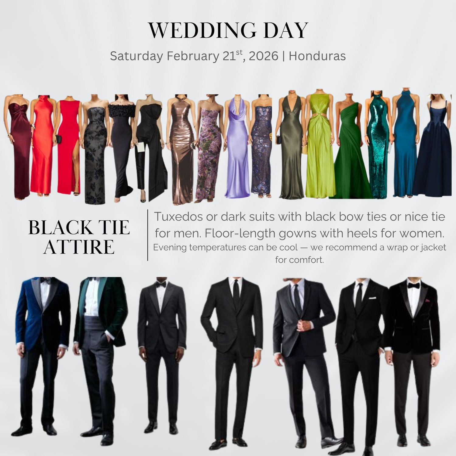 Wedding Day Attire