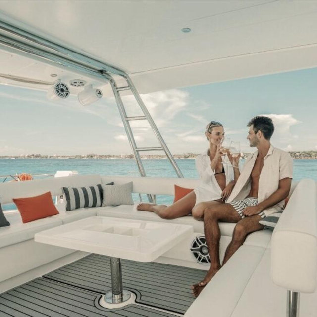 Sunset Catamaran On Our Honeymoon