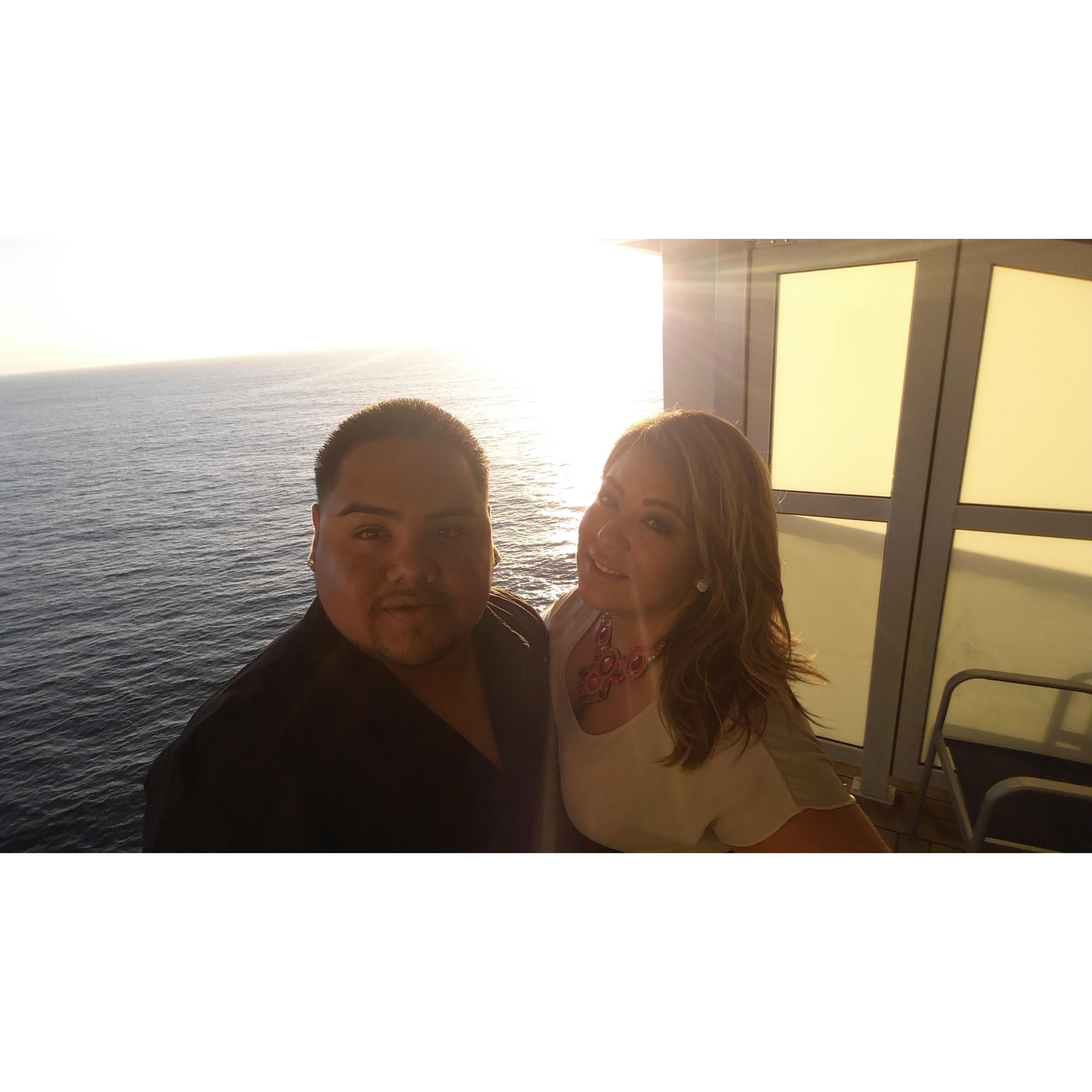 Sunset Picture from our balcony